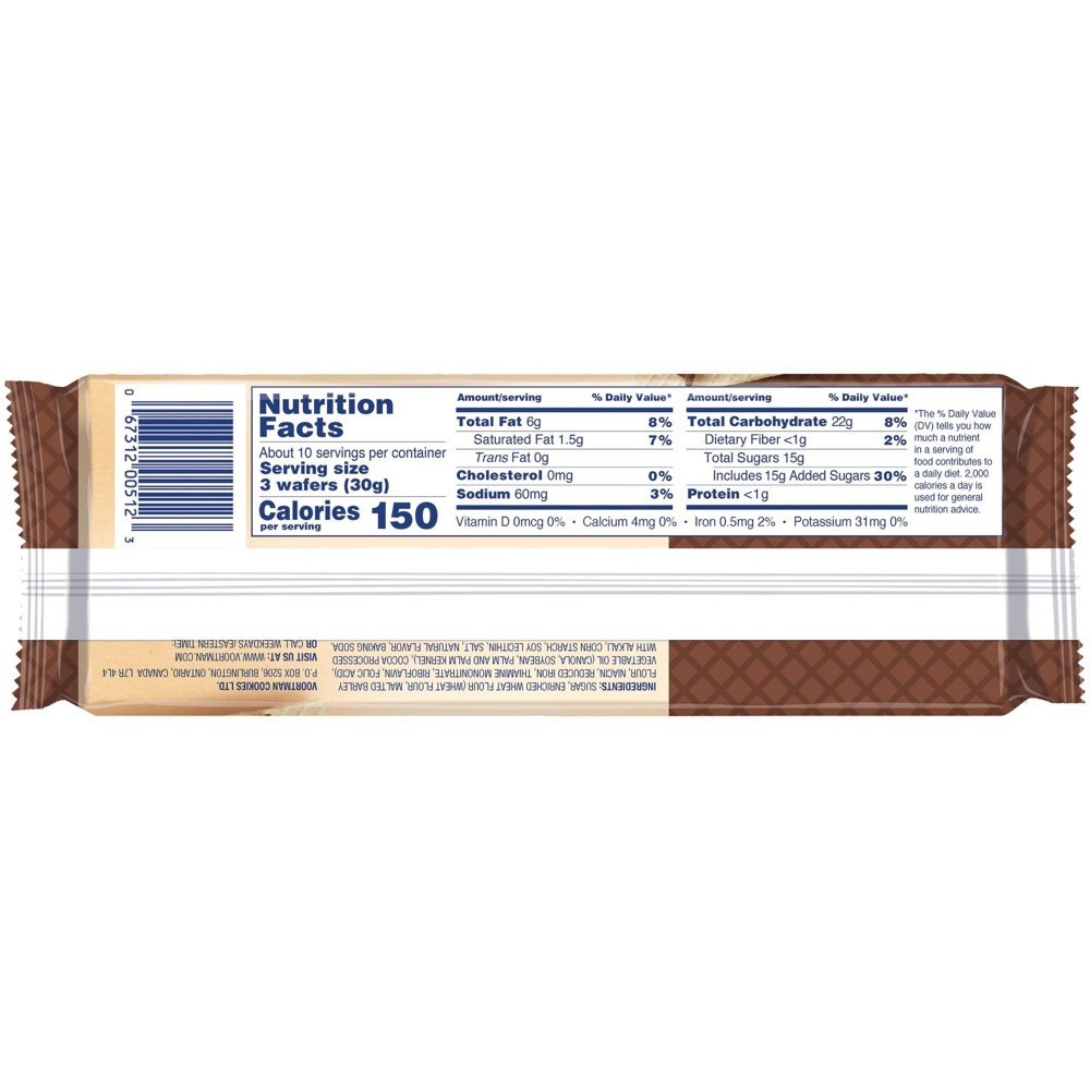 slide 10 of 10, Voortman Bakery Chocolate Wafers, 10.6 oz