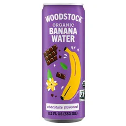 Woodstock Organic Banana Water Chocolate Flavored