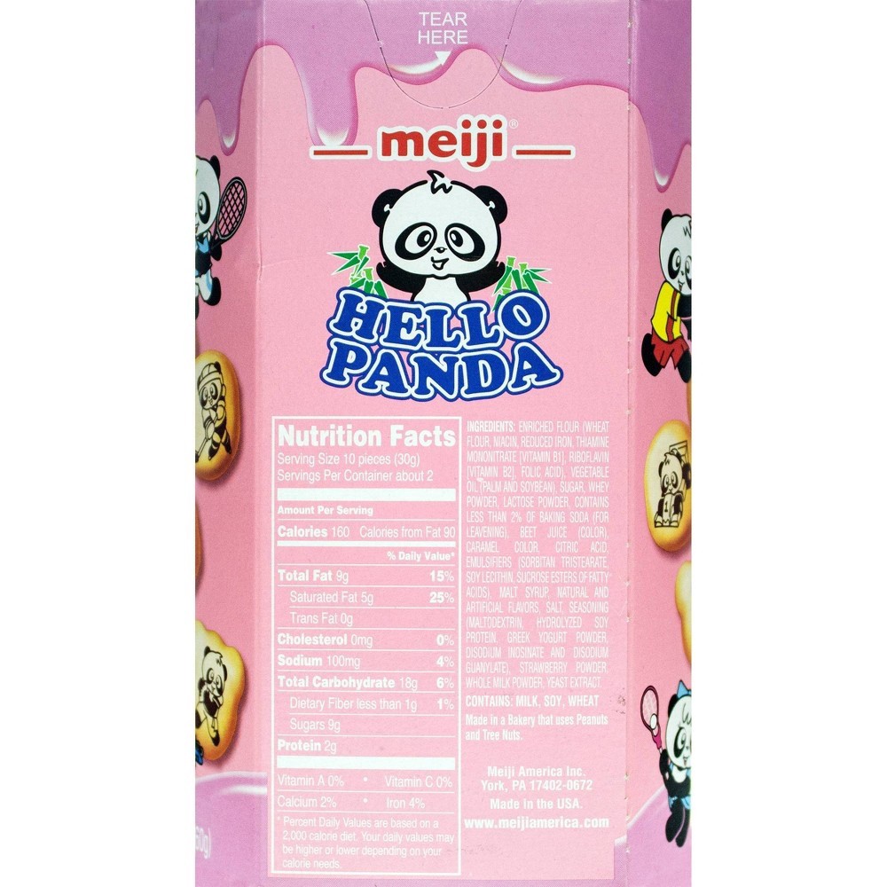 slide 2 of 4, Meiji Hello Panda Strawberry Cream Biscuits - 2oz, 2 oz