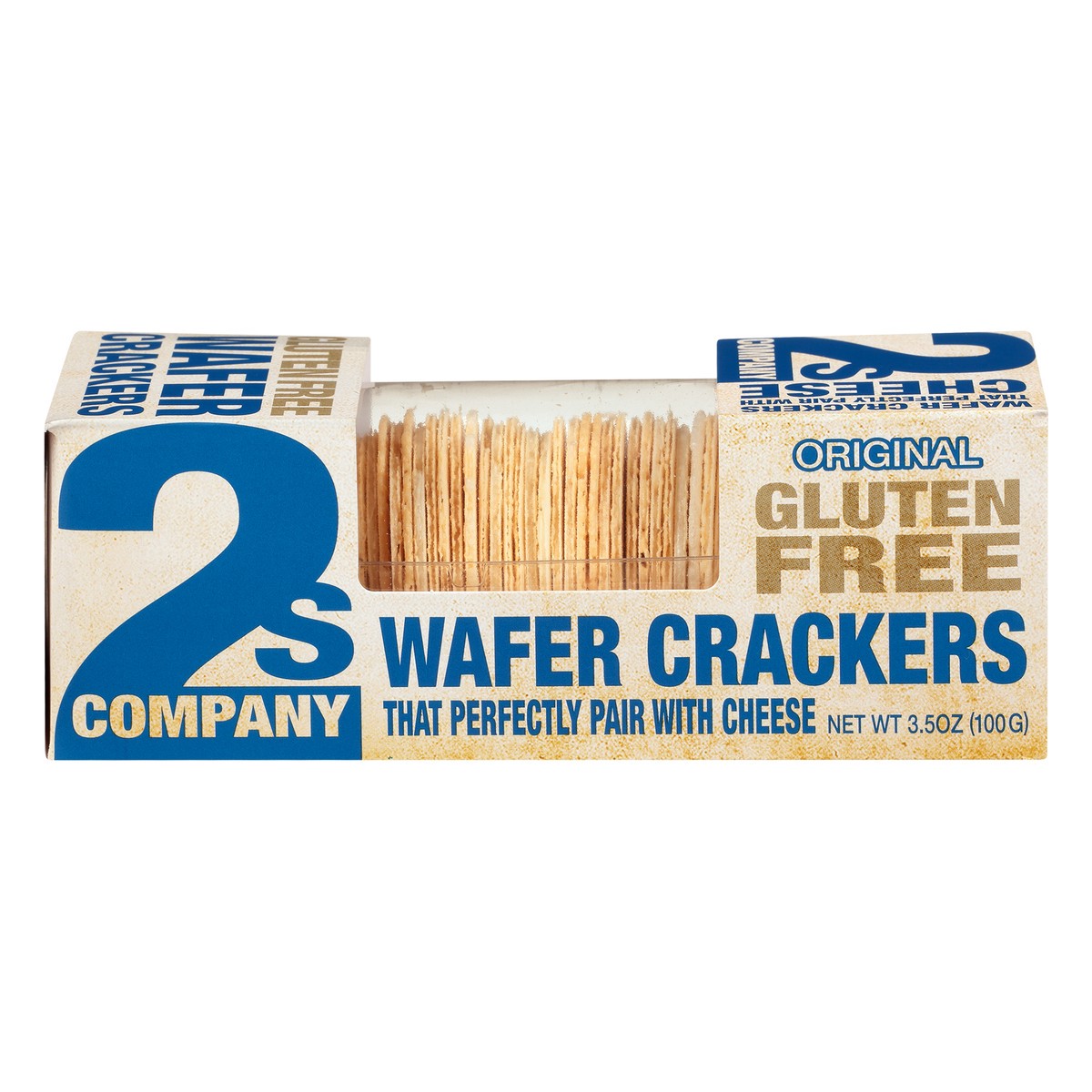 slide 1 of 10, 2s Company 2's Company Gluten Free Wafer Crackers, 3.5 oz