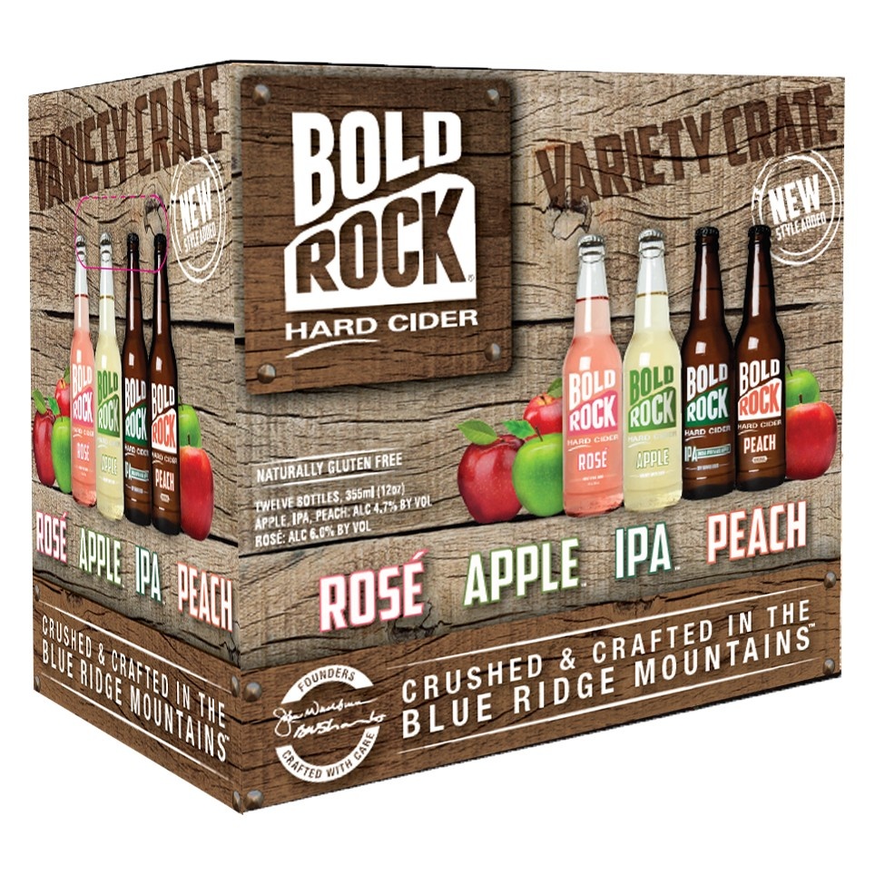 Bold Rock Hard Cider Variety Crate 12 Ct 12 Fl Oz Shipt