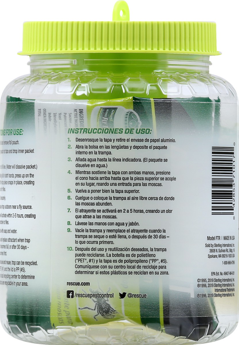 slide 3 of 11, RESCUE! Outdoor Fly Trap 1 ea, 1 ct