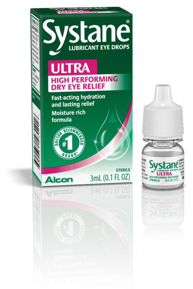 slide 1 of 1, Systane Ultra Lubricant Eye Drops, 3 ml