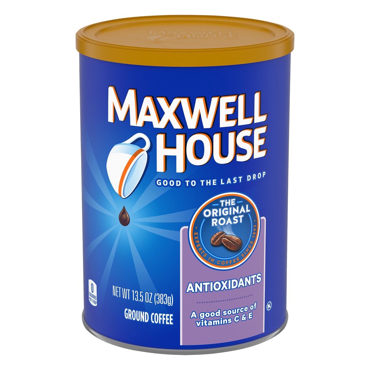 slide 6 of 13, Maxwell House Antioxidants Original Medium Roast Ground Coffee- 13.5 oz, 13.5 oz