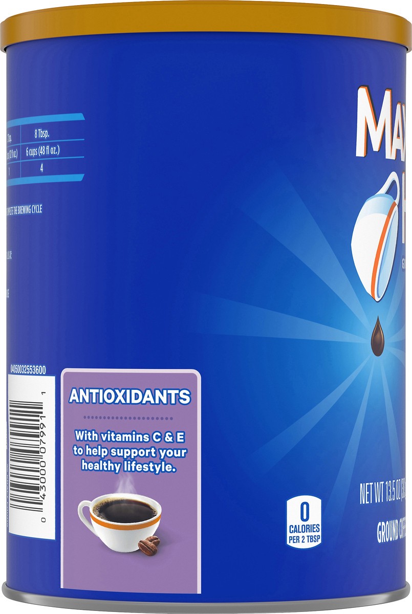 slide 8 of 13, Maxwell House Antioxidants Original Medium Roast Ground Coffee- 13.5 oz, 13.5 oz