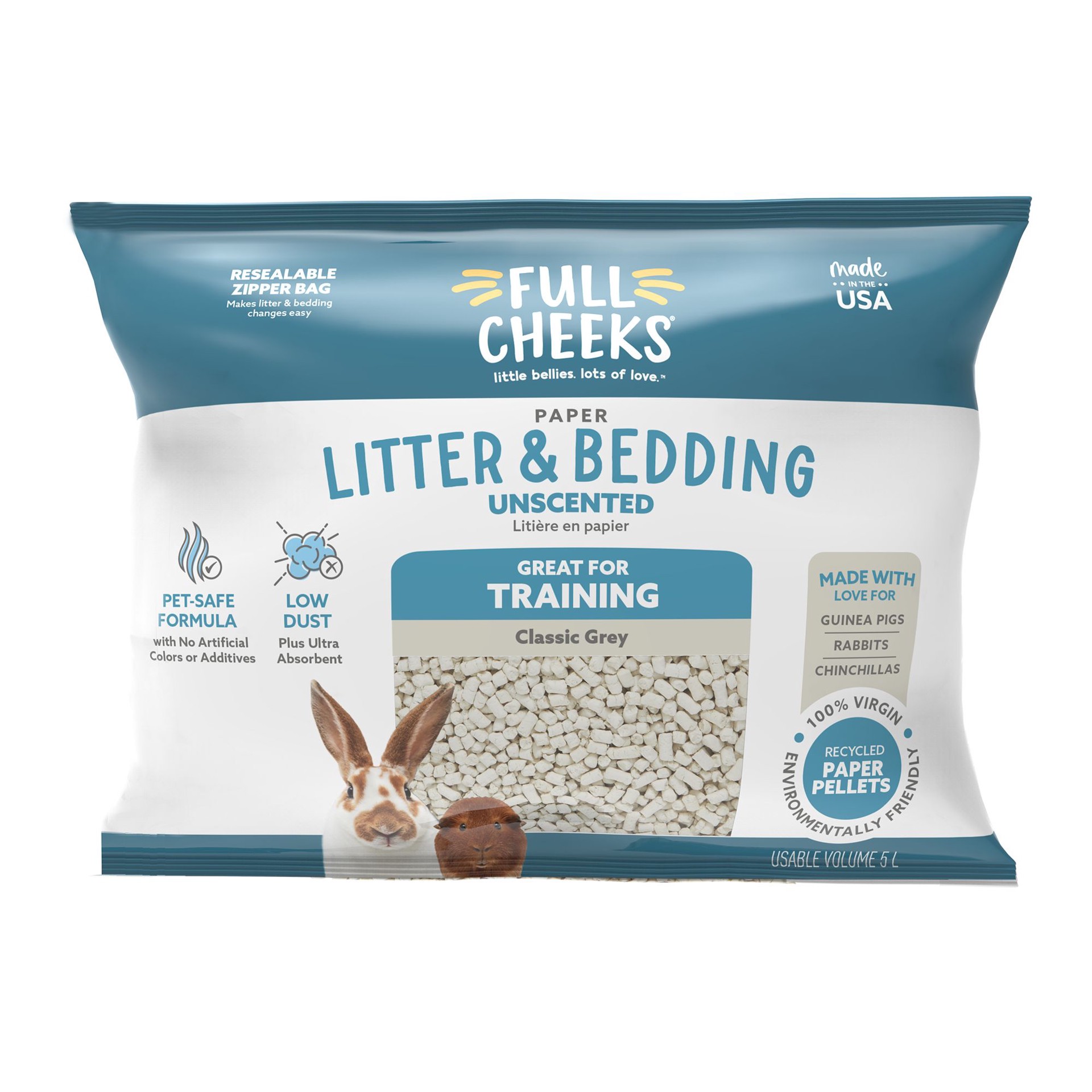 slide 1 of 1, Full Cheeks Small Pet Training Litter, 3 lb