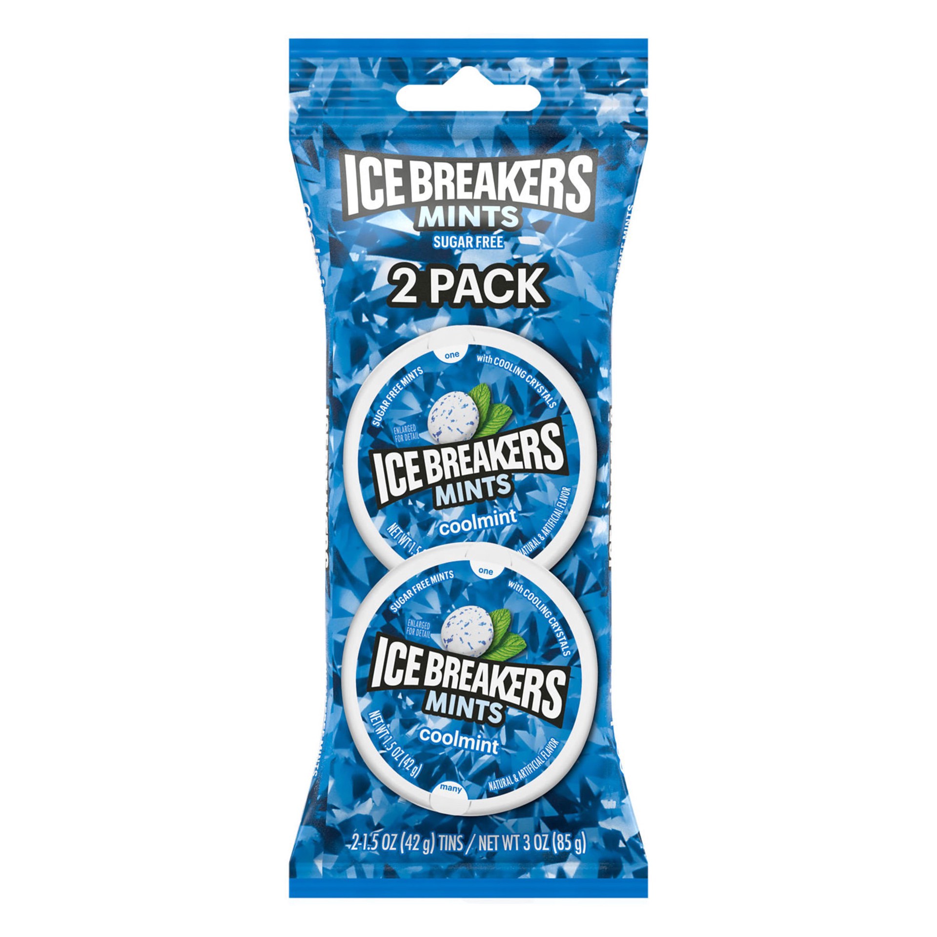 slide 1 of 1, Ice Breakers Coolmint Sugar Free Mints, 2 ct