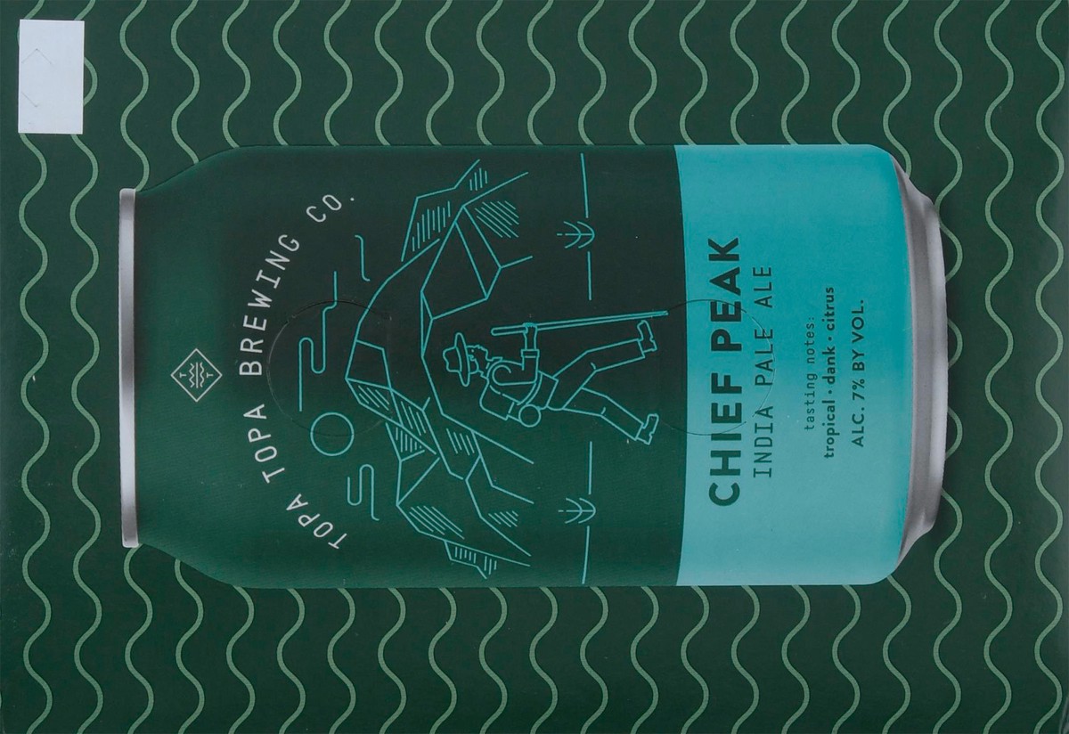 slide 11 of 12, Topa Topa Brewing Co. India Pale Ale Chief Peak Beer 6 - 12 fl oz Cans, 6 ct; 12 oz