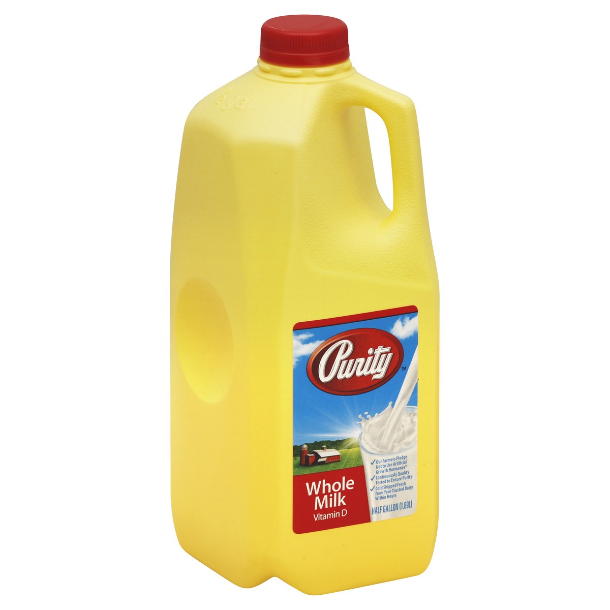 slide 3 of 5, Purity Milk 0.5 gl, 1/2 gal