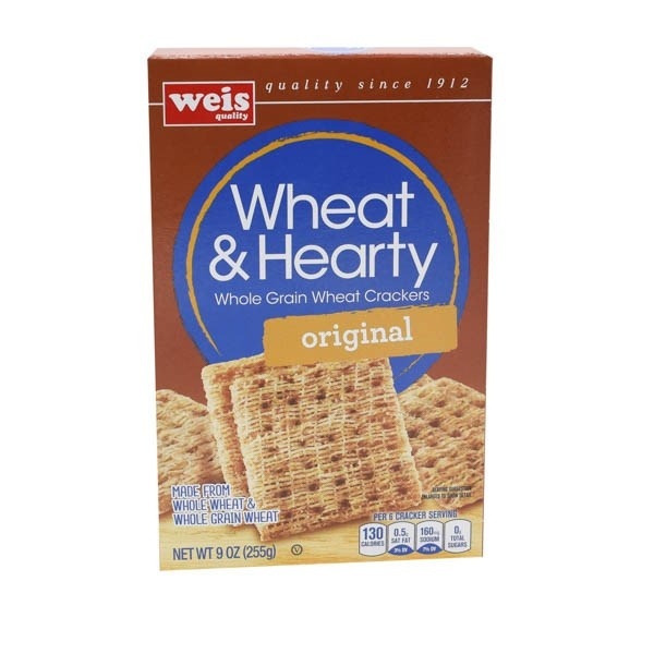 slide 1 of 1, Weis Quality Woven Whole Wheat Cracker, 9 oz