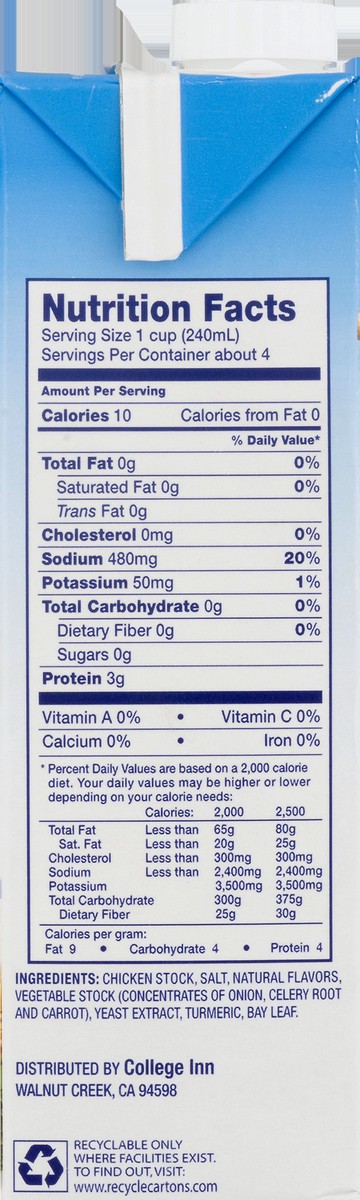 slide 2 of 12, College Inn Bold Chicken Stock 32 oz, 32 oz