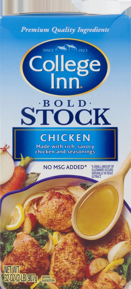 slide 1 of 12, College Inn Bold Chicken Stock 32 oz, 32 oz