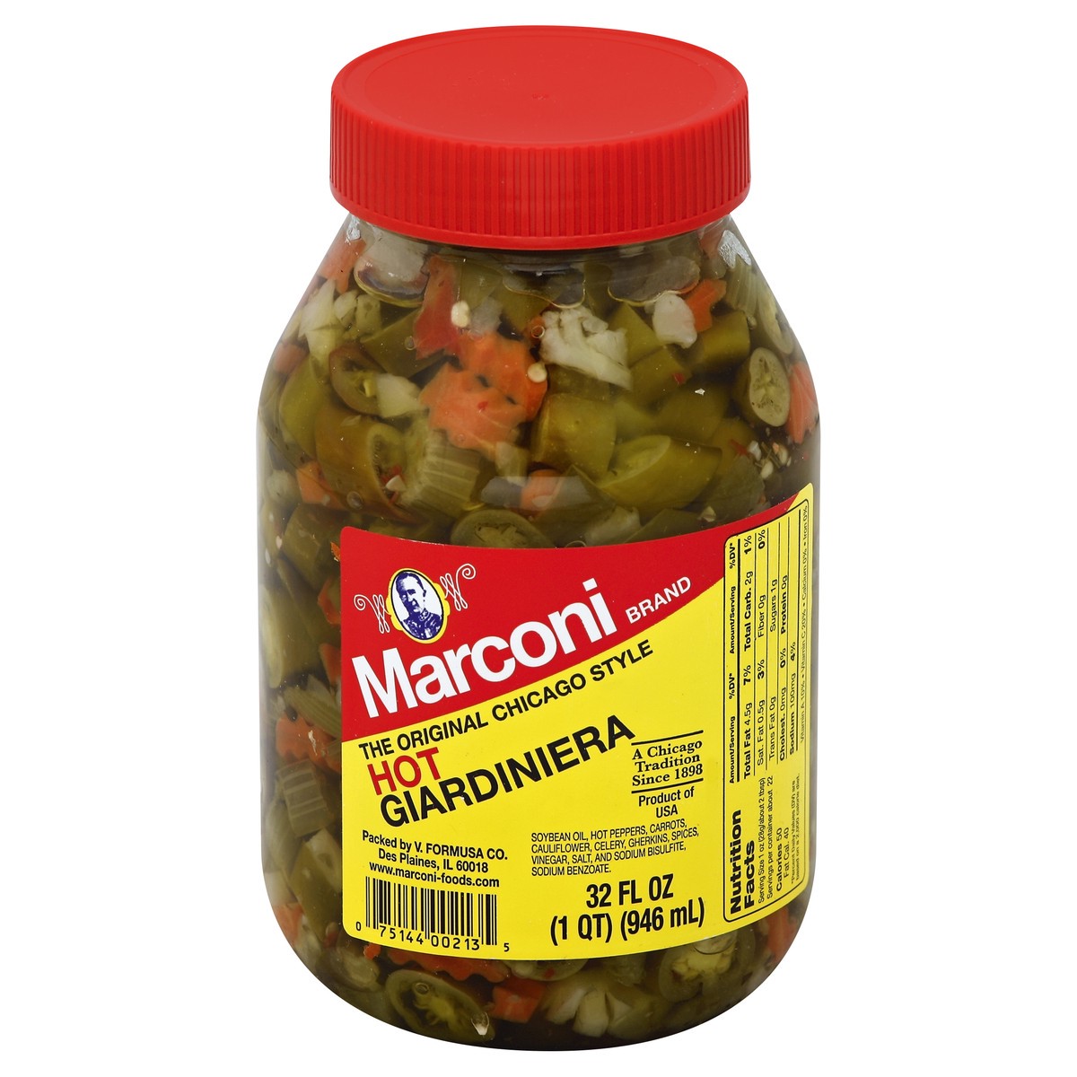 slide 2 of 3, Marconi Giardiniera 32 oz, 32 oz