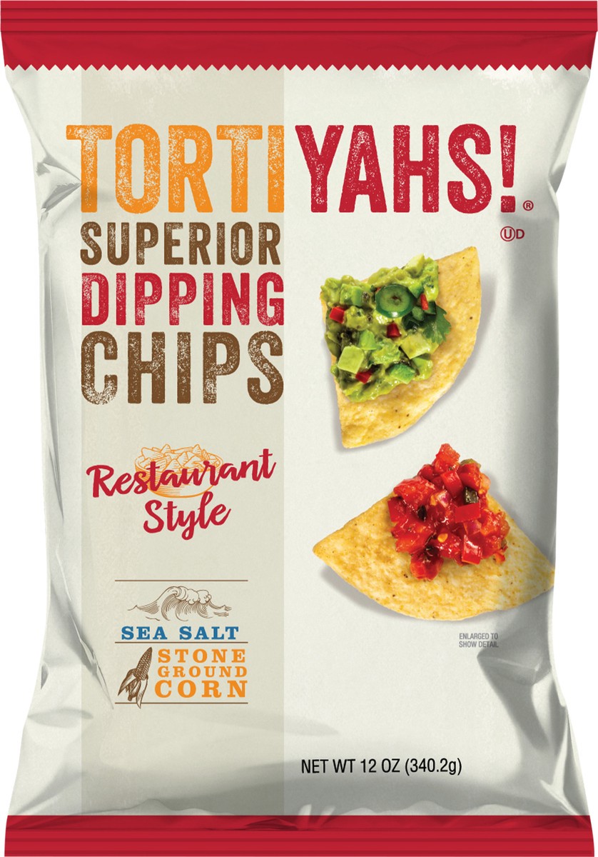 slide 4 of 7, Tortiyahs! Superior Dipping Chips Restaurant Style Sea Salt - 12 oz, 12 oz