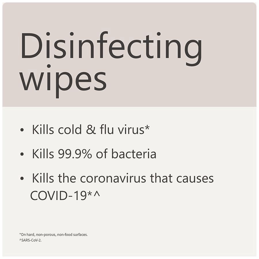 slide 5 of 5, Walgreens Disinfectant Wipes, 75 ct
