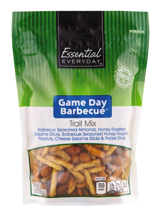 slide 1 of 6, Essential Everyday Game Day BBQ Trail Mix, 9 oz