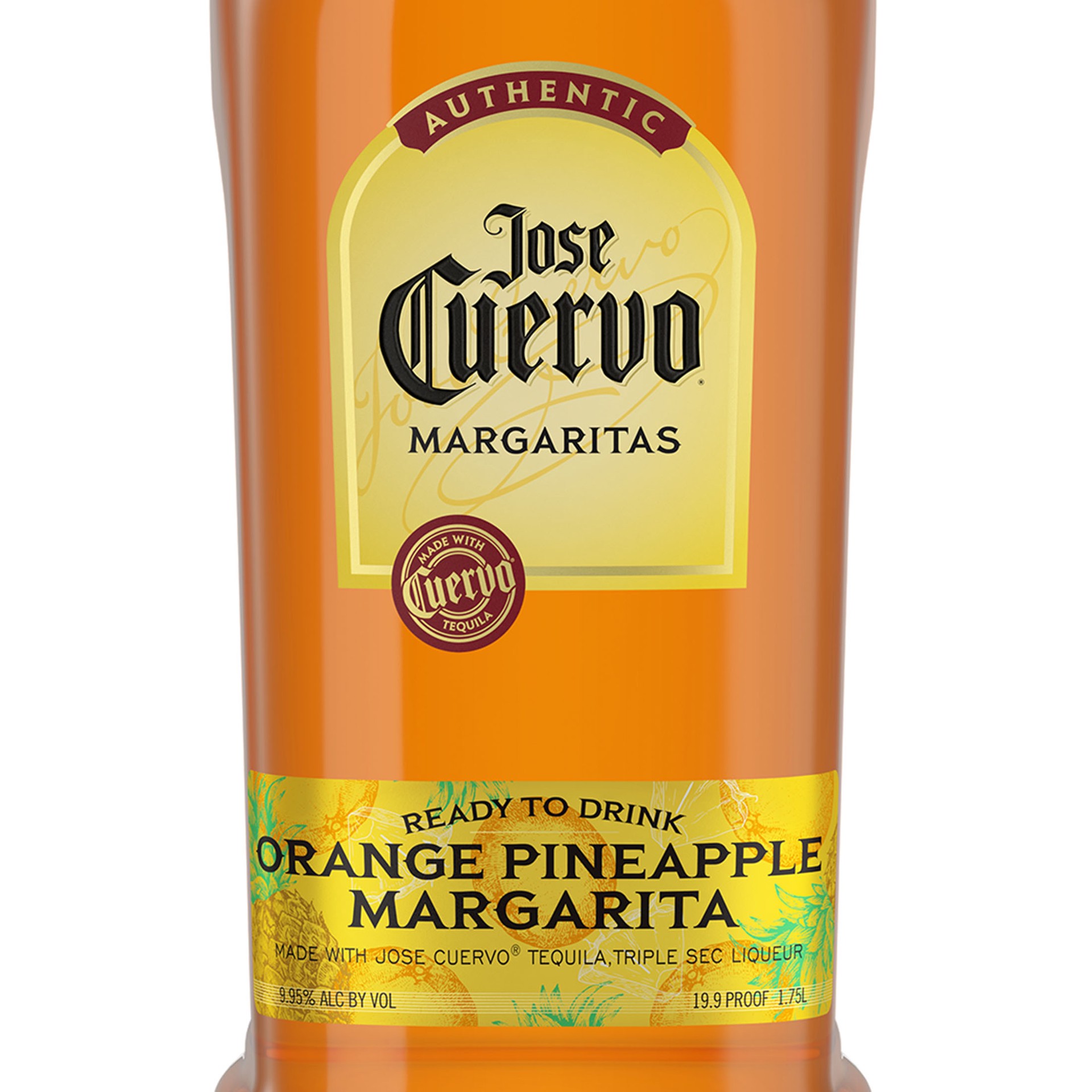 slide 4 of 5, Jose Cuervo Authentic Margarita Orange Pineapple Ready to Drink Cocktail - 1.75 L, 1.75 liter