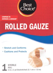 Best Choice Rolled Gauze Unstretched