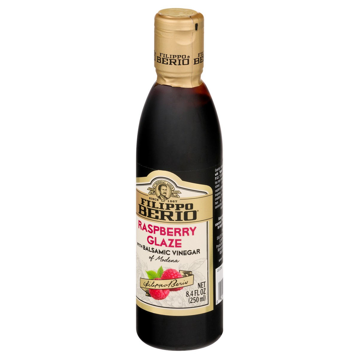 slide 5 of 9, Filippo Berio Raspberry Glaze with Balsamic Vinegar 8.4 fl. oz. Bottle, 8.4 fl oz