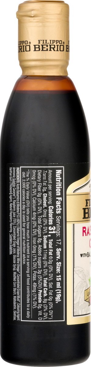 slide 9 of 9, Filippo Berio Raspberry Glaze with Balsamic Vinegar 8.4 fl. oz. Bottle, 8.4 fl oz
