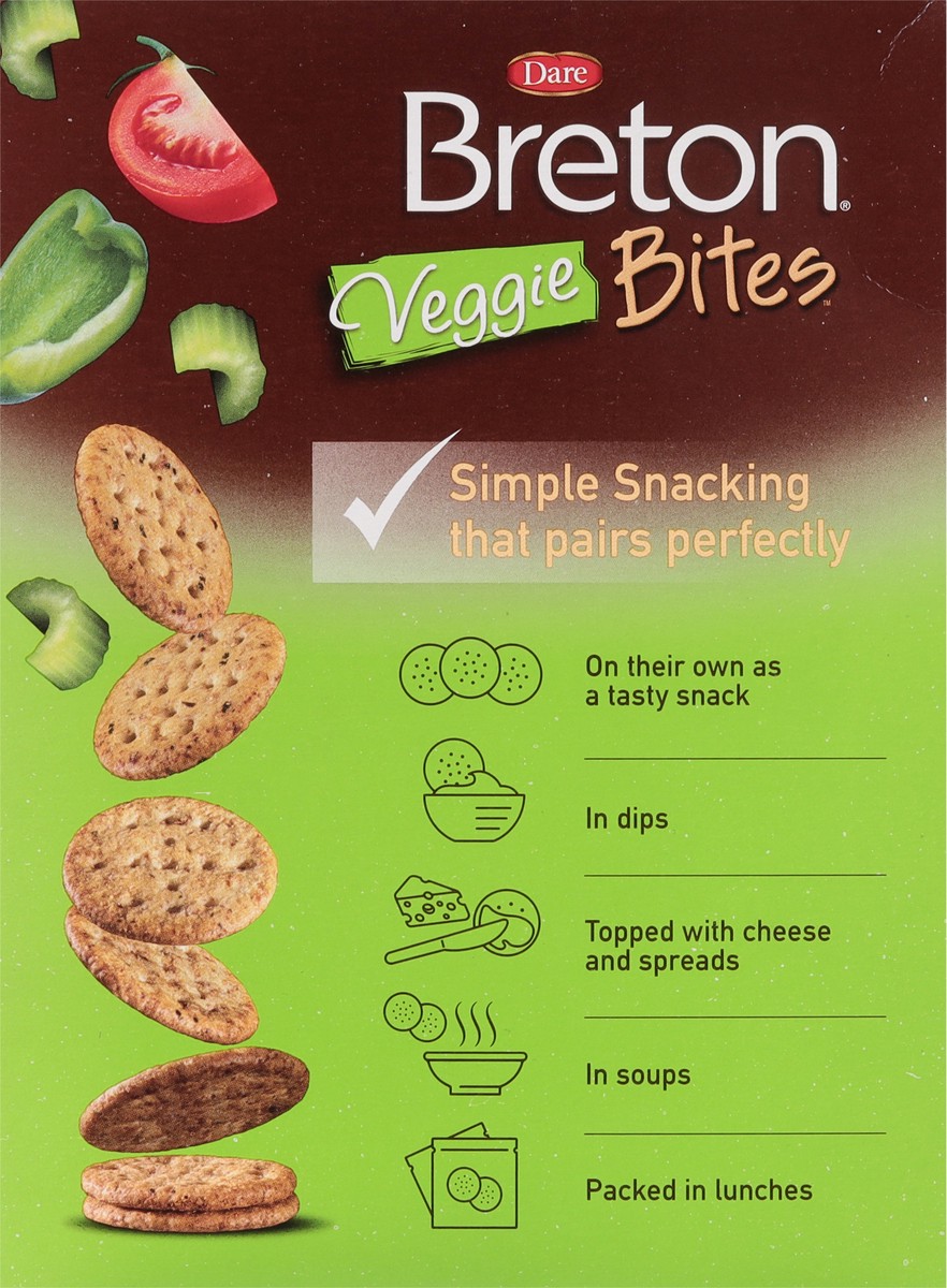 slide 3 of 9, Breton Veggie Bites 8 oz, 8 oz