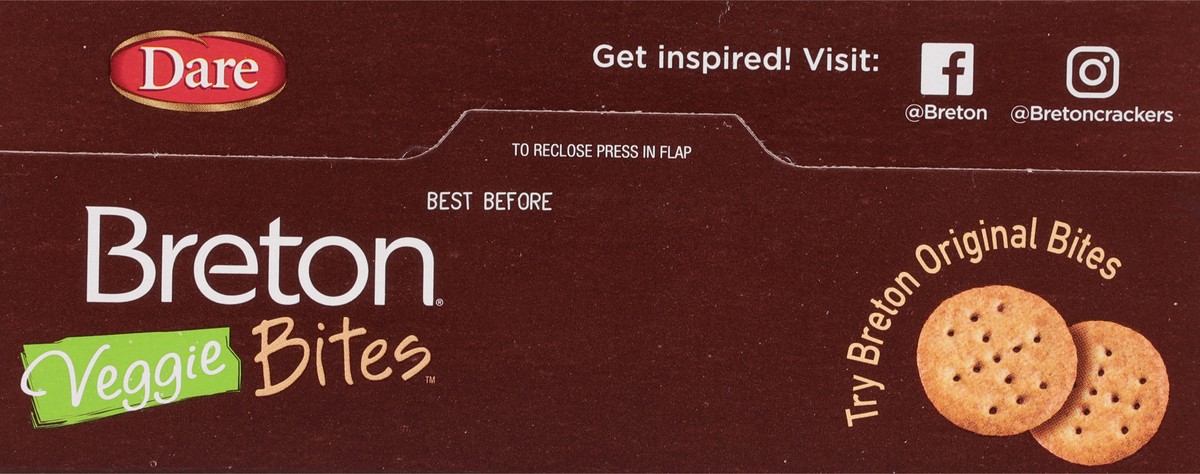slide 5 of 9, Breton Veggie Bites 8 oz, 8 oz