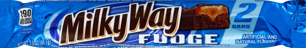 slide 1 of 1, Milky Way Fudge Milk Chocolate Creamy Caramel Fudge Nougat, 3 oz