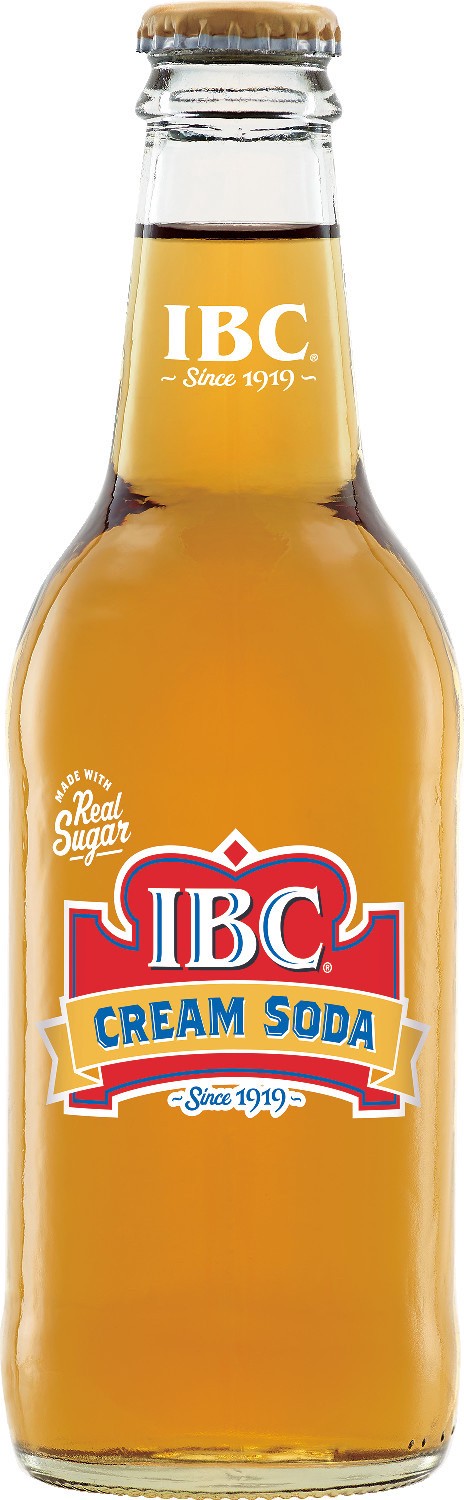 slide 1 of 3, IBC Cream Soda Made With Sugar, 12 fl oz