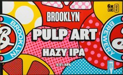 Brooklyn Brewery Brewery 6 Pack Hazy IPA Pulp Art Beer