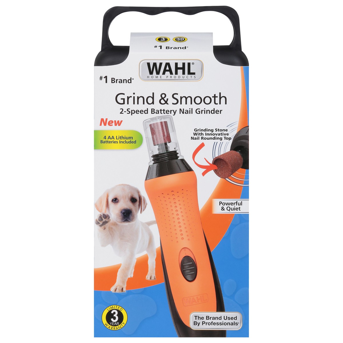 slide 1 of 9, Wahl Grind & Smooth 2-Speed Battery Nail Grinder 1 ea, 1 ct