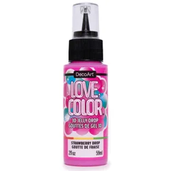 Deco Art Love Color 3d Jelly Drops Strawberry 2oz