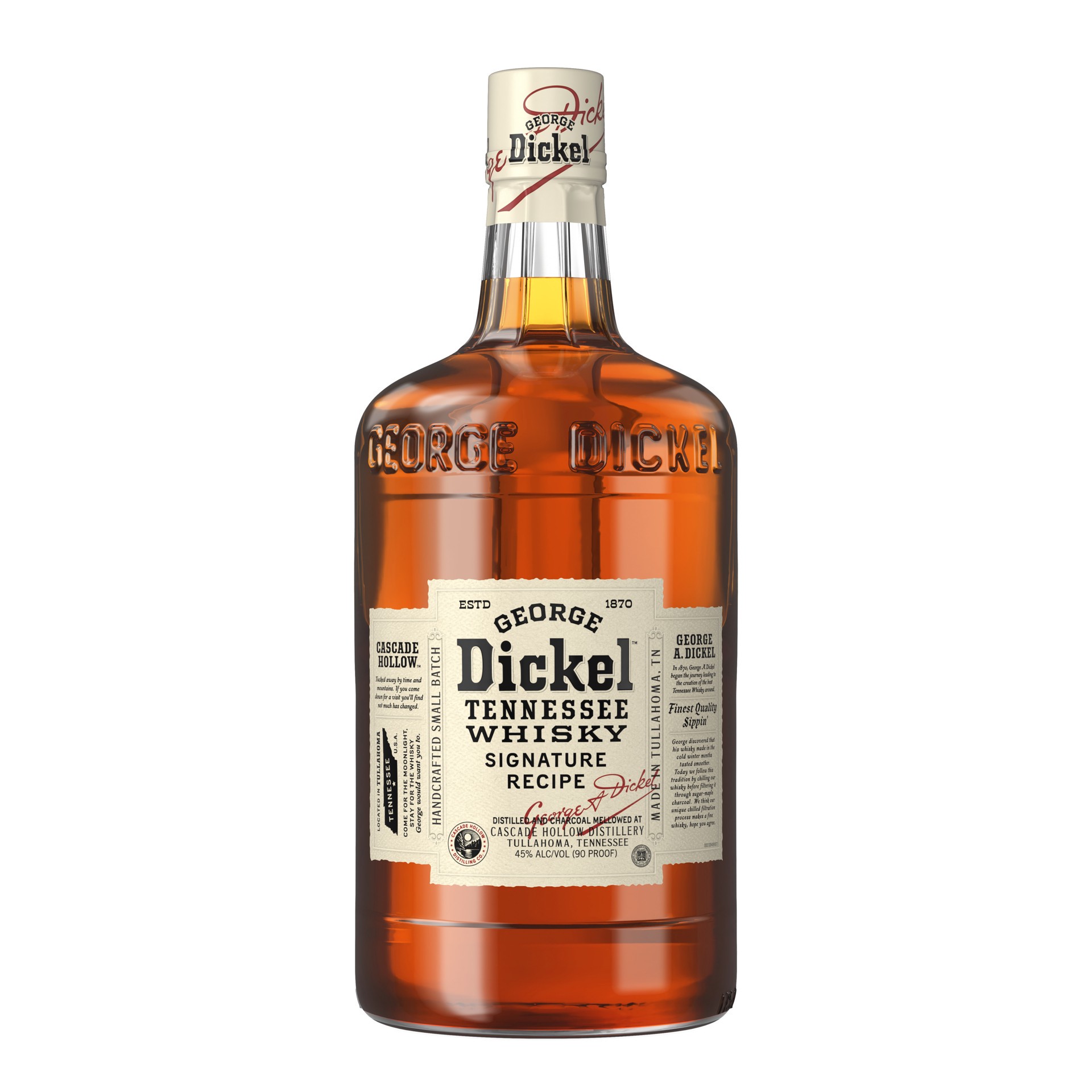 slide 1 of 3, George Dickel Signature Recipe Tennessee Whisky, 1.75 L, 1.75 liter