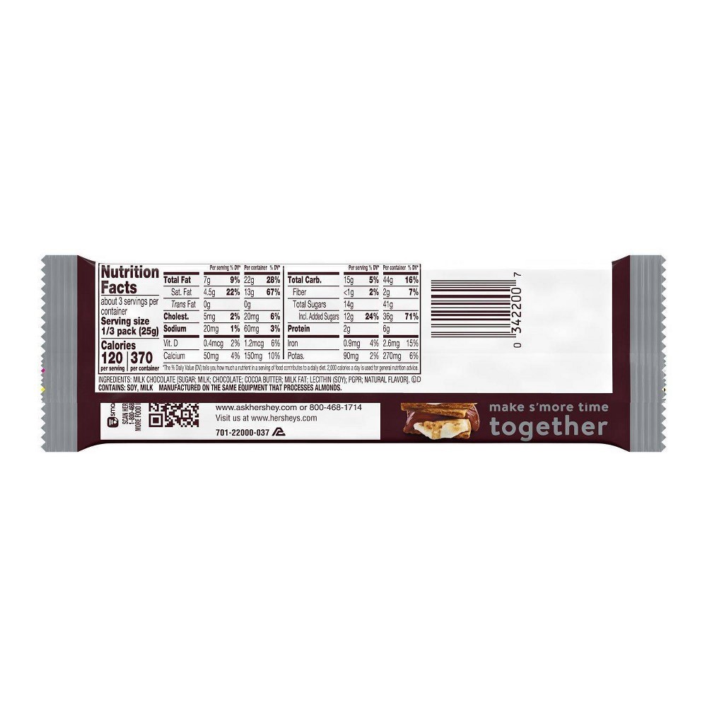 slide 5 of 5, Hershey's Milk Chocolate King Size Bar, 2.6 oz