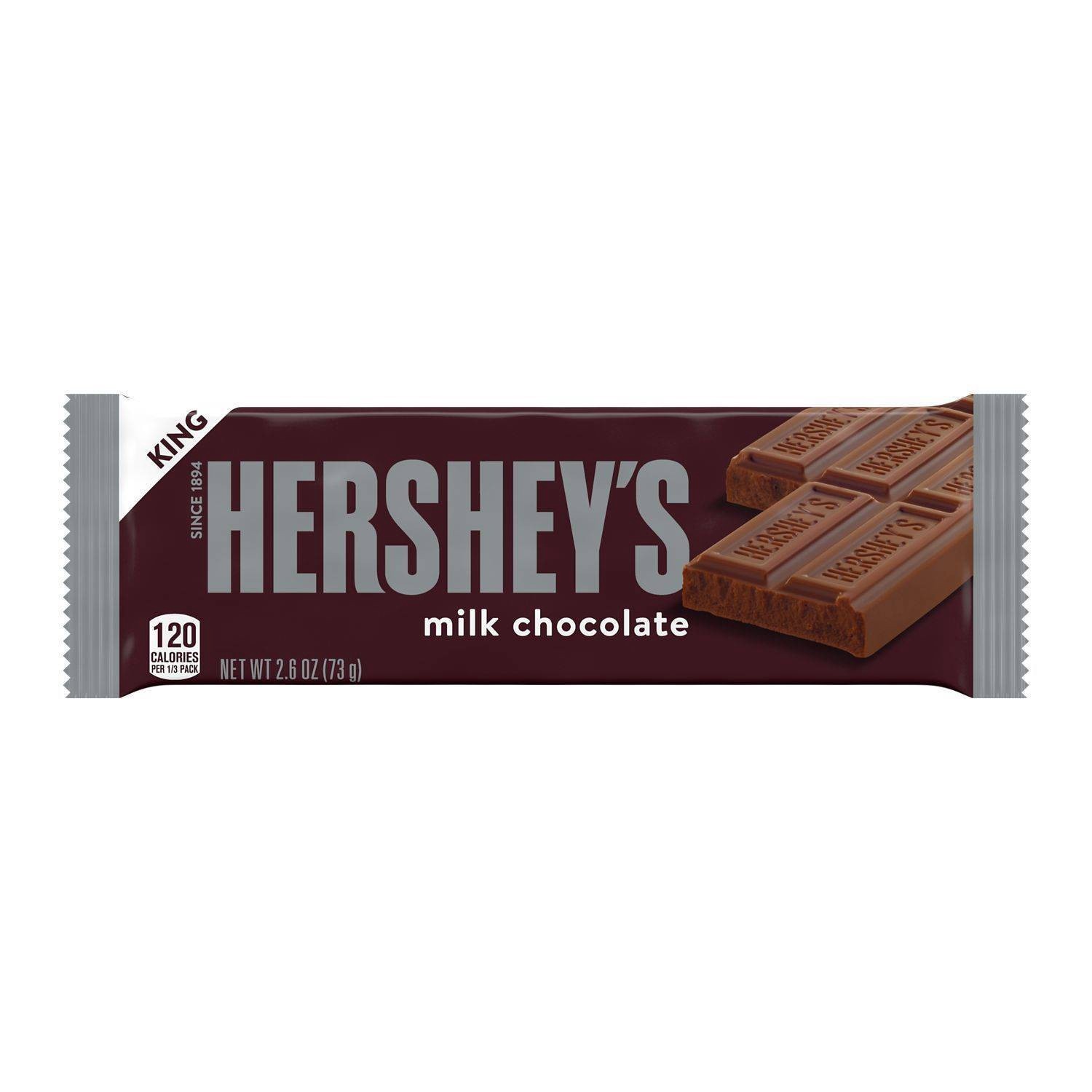 slide 1 of 5, Hershey's Milk Chocolate King Size Bar, 2.6 oz