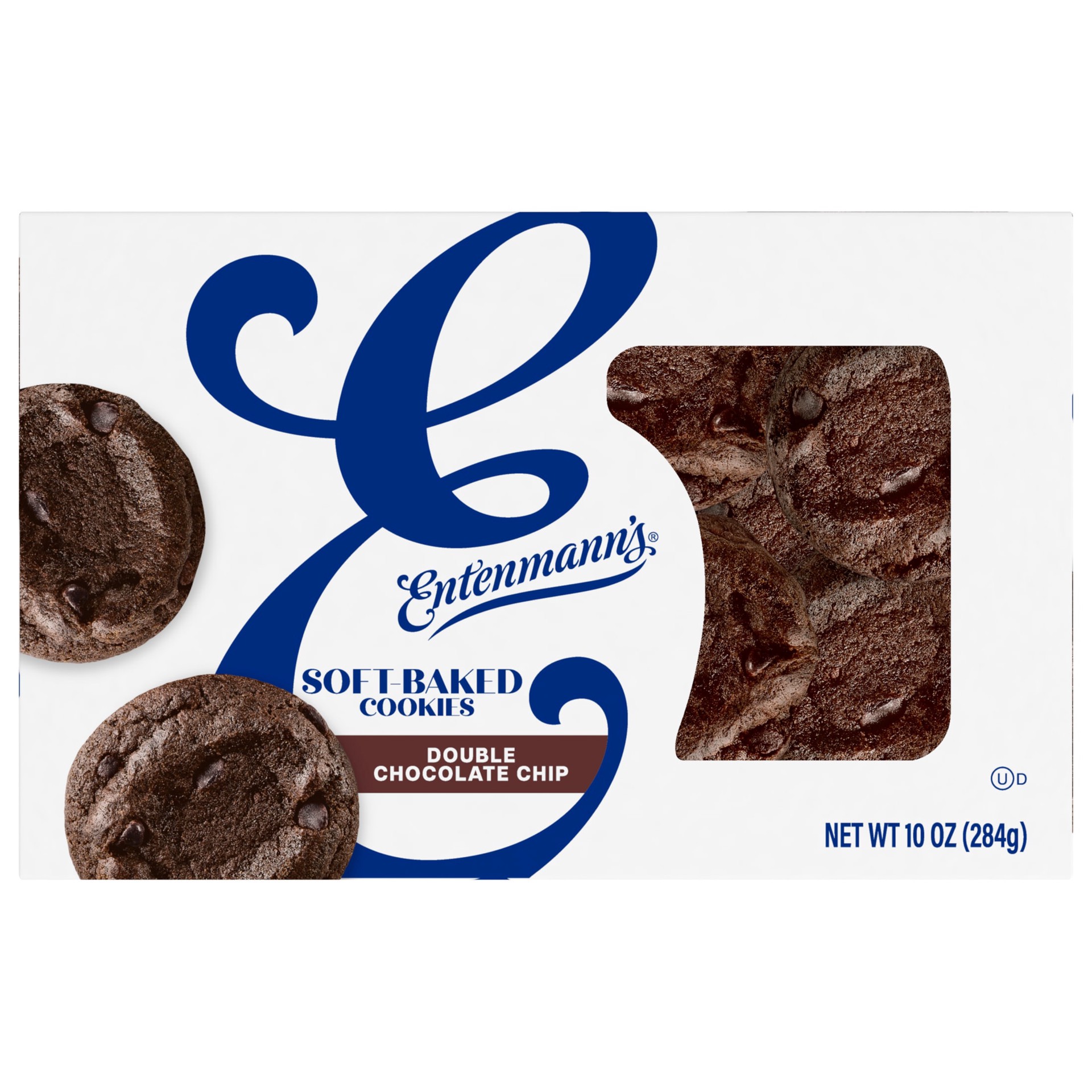 slide 5 of 7, Entenmanns Dble Choc Chip Cookies, 10 oz