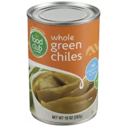 Food Club Mild Whole Green Chiles