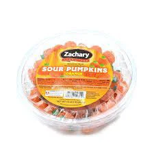 Zweet Sour Gummy Pumpkins - 10 Oz