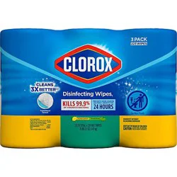 Clorox Wipes Bleach Free Disinfecting Cleaning Wipes Value Pack - 3-75 Count