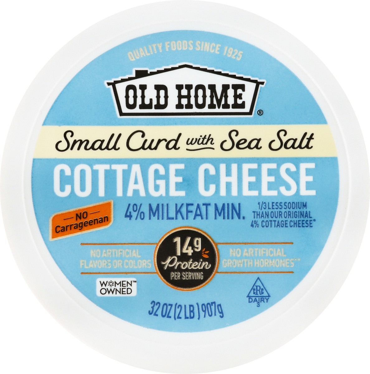 slide 7 of 10, Old Home 4% Small Curd Cottage Cheese With Sea Salt, 32 oz