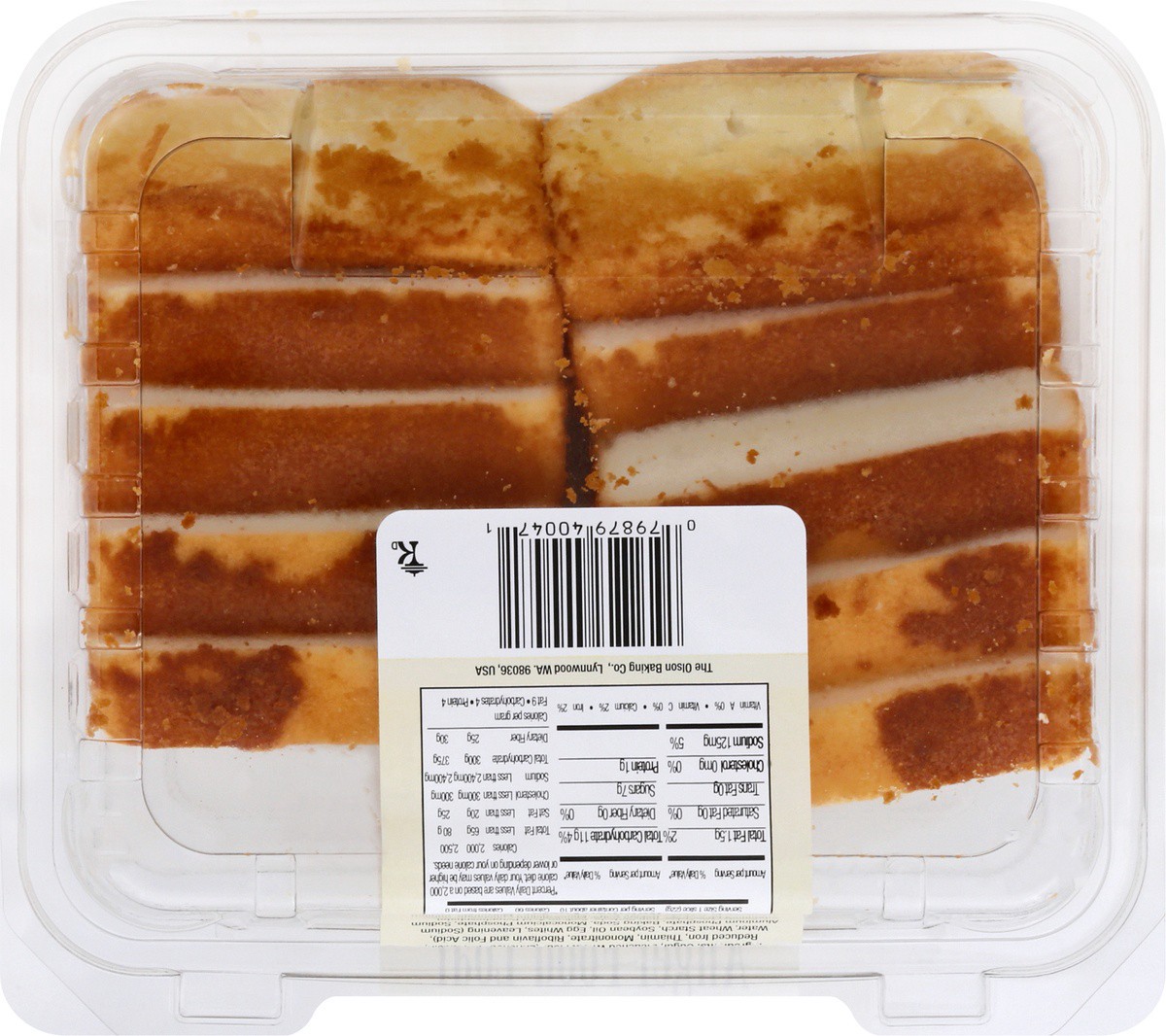 slide 4 of 9, Olson's Baking Co. Angel Food Loaf, Sliced, 8 oz