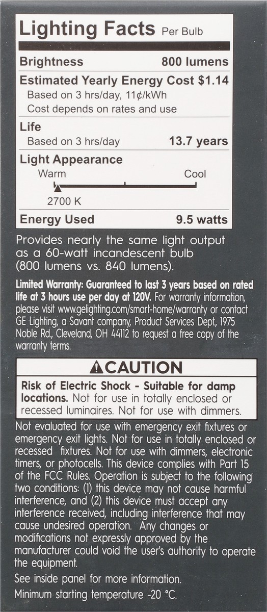 slide 2 of 9, GE Cync Full Color, 1 ct