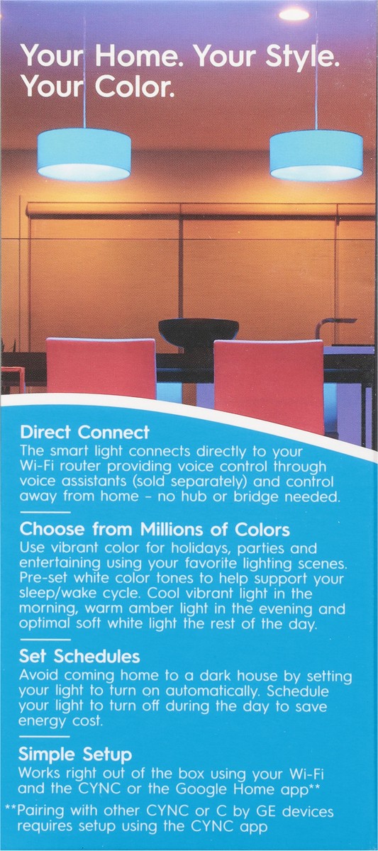 slide 9 of 9, GE Cync Full Color, 1 ct