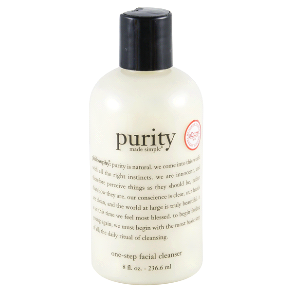 slide 1 of 4, philosophy Purity Facial Cleanser, 8 oz