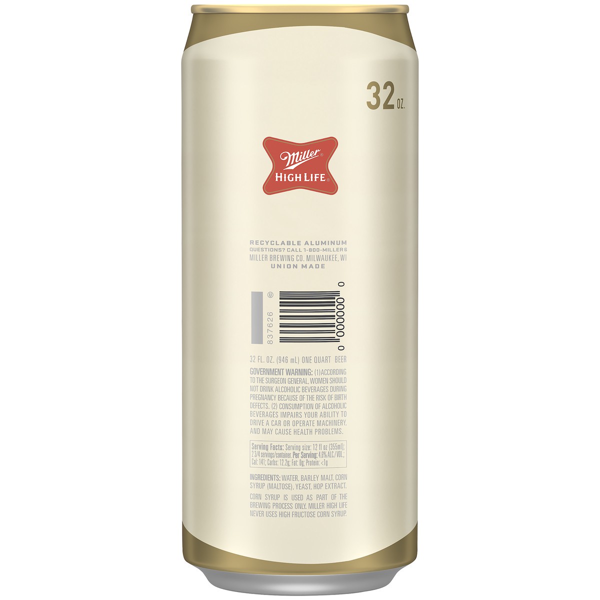 slide 3 of 7, Miller High Life Can, 32 fl oz