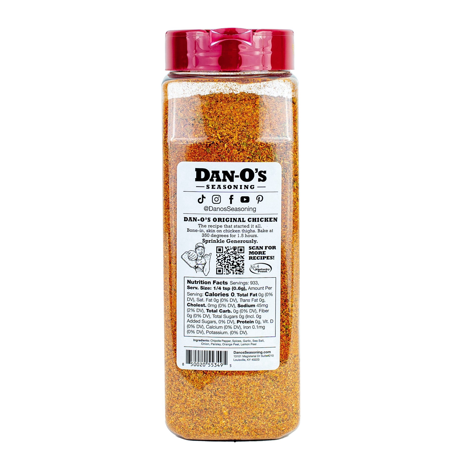 slide 2 of 3, Dan-O's Hot Chipotle Seasoning - 20 oz, 20 oz