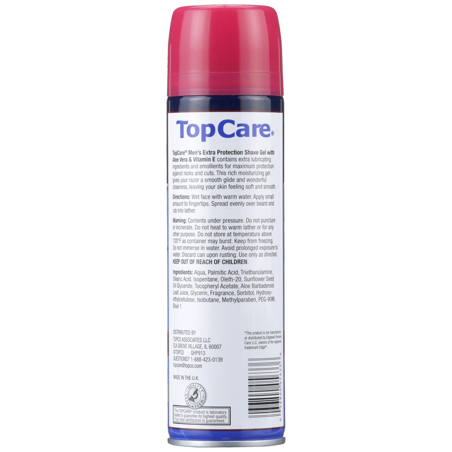 slide 3 of 6, TopCare Extra Protection Shave Gel, 7 oz