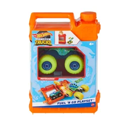 Hot Wheels Monster Trucks Fuel N' Go Playset