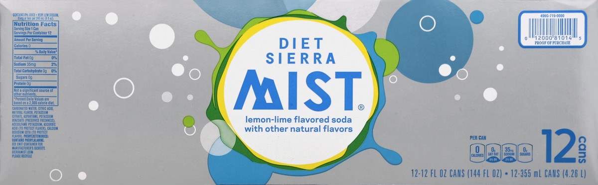 slide 6 of 6, Pepsi Sierra Mist, 12 ct