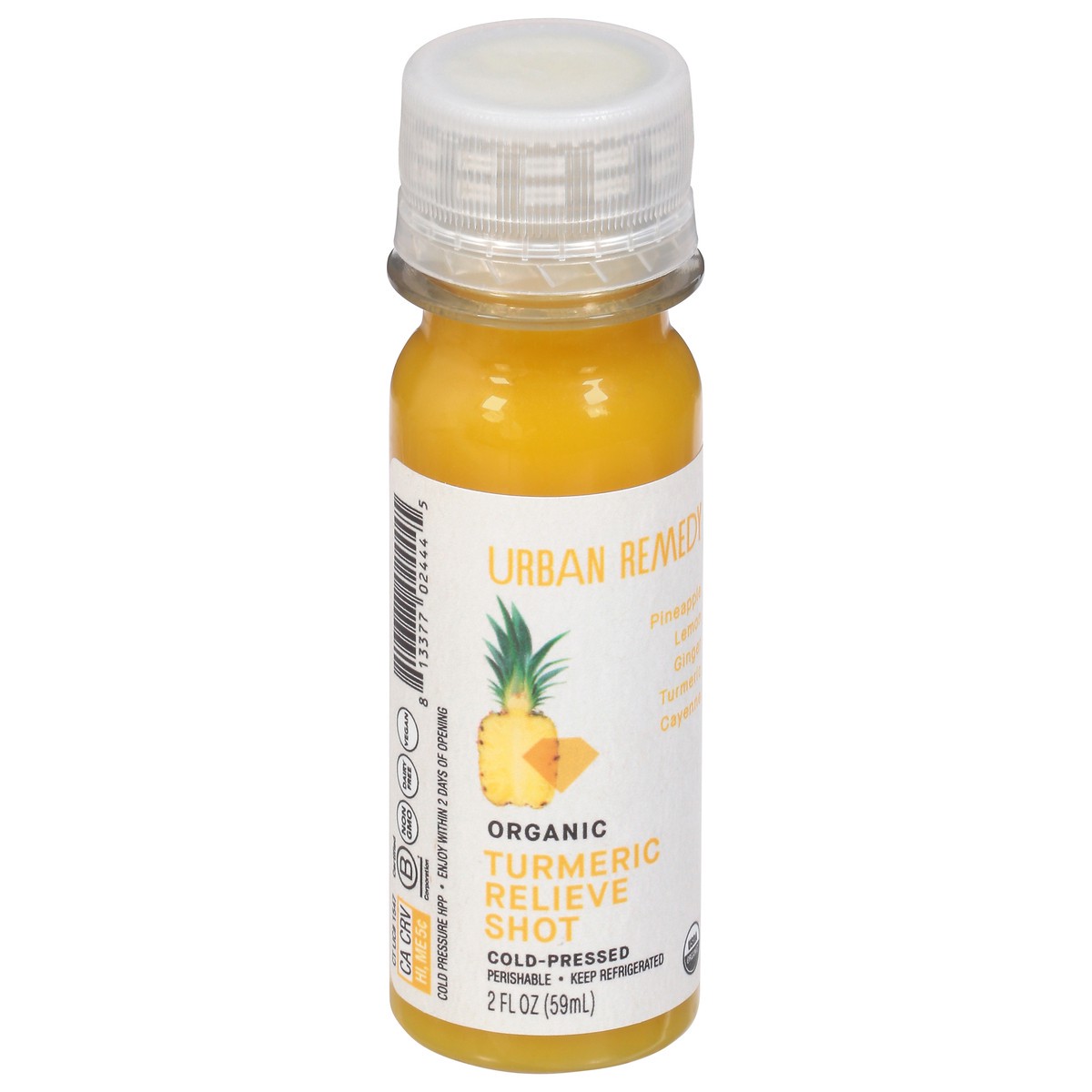 slide 2 of 9, Urban Remedy Organic Cold-Pressed Turmeric Relieve Shot 2 fl oz, 2 fl oz