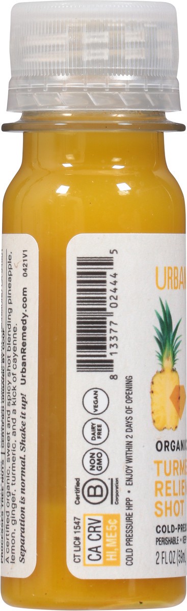 slide 9 of 9, Urban Remedy Organic Cold-Pressed Turmeric Relieve Shot 2 fl oz, 2 fl oz
